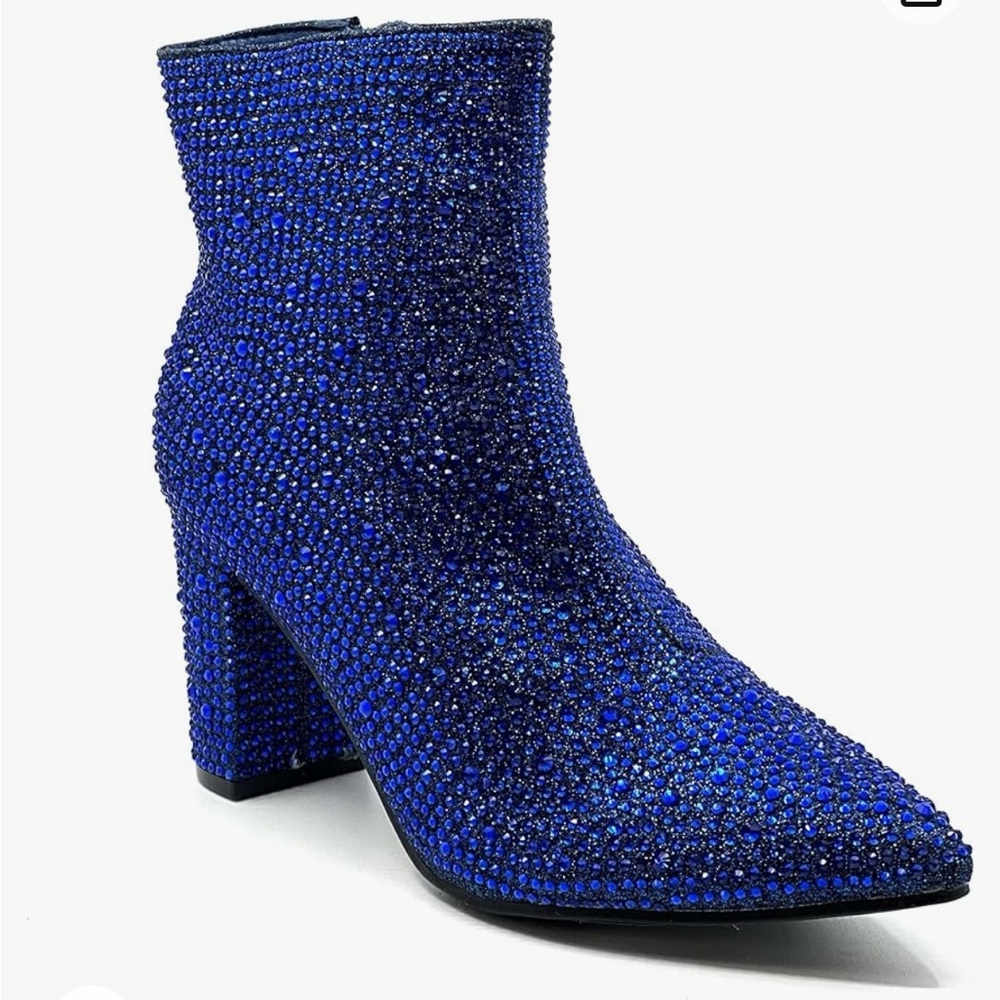 Sparkling Heeled Booties